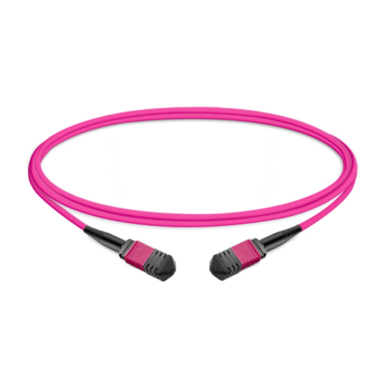 16 Fibers Female MPO Trunk Cable B OM4 APC 5m | FiberMall