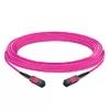 15m (49ft) 16 Fiber Low Insertion Loss Female to Female  MPO Trunk Cable Polarity B LSZH OM4 50/125 Multimode Fiber APC