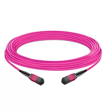 16 Fibers Female MPO Trunk Cable B OM4 APC 7m | FiberMall