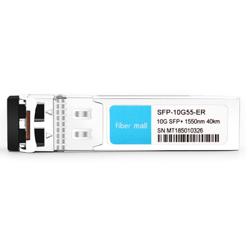 Alcatel-Lucent iSFP-10G-ER 互換 10G SFP+ ER 1550nm 40km LC SMF DDM トランシーバー モジュール