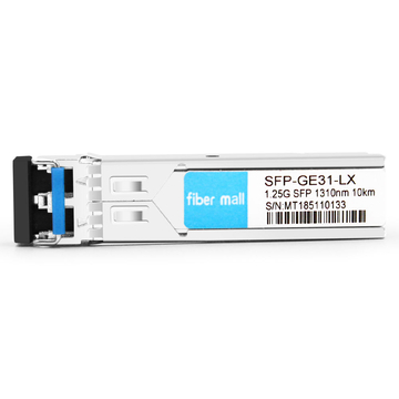 Alcatel-Lucent iSFP-GIG-LX Compatible 1000Base LX SFP 1310nm 10km LC SMF DDM Transceiver Module