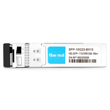 Ciena XCVR-S10U27 متوافق مع 10G BX SFP + BIDI TX1270nm / RX1330nm 10km LC SMF DDM Transceiver Module