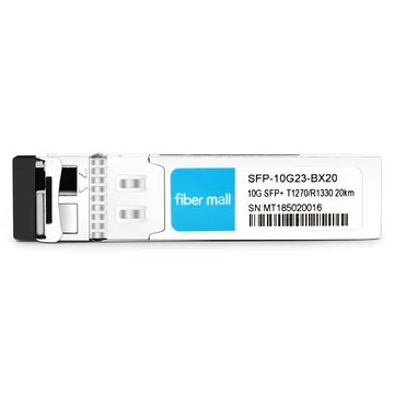 Ciena XCVR-S20U27 совместимый модуль приемопередатчика 10G BX SFP + BIDI TX1270nm / RX1330nm 20 км LC SMF DDM