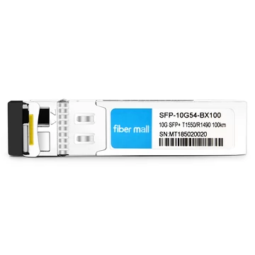 Module émetteur-récepteur SFP-10G54-BX100 10G BX SFP + BIDI TX1550nm / RX1490nm LC SMF DDM 100 km