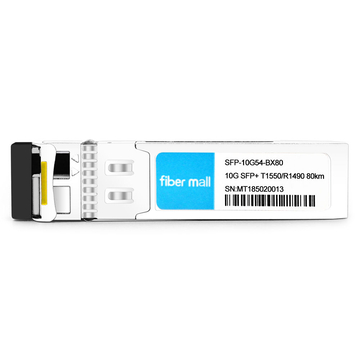 Extremes 10 GB-BX80-U-kompatibles 10 G BX SFP + BIDI TX1550 nm / RX 1490 nm 80 km LC SMF DDM-Transceiver-Modul