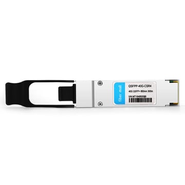 H3C QSFP-40G-CSR4-MM850 متوافق 40G QSFP + CSR4 850nm 300m MTP / MPO MMF DDM وحدة الإرسال والاستقبال