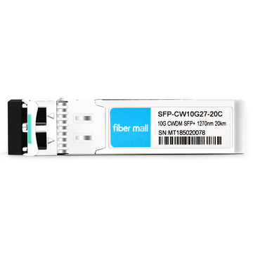 SFP-CW10G27-20C 10G CWDM SFP + 1270nm 20km LC SMF DDM Transceptor Módulo