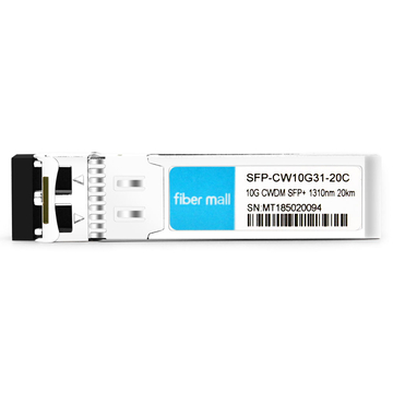 SFP-CW10G31-20C 10G CWDM SFP + 1310nm 20km LC SMF DDM Transceptor Módulo