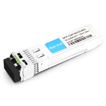 SFP-CW10G33-60C 10G CWDM SFP + 1330nm 60km LC SMF DDM وحدة الإرسال والاستقبال