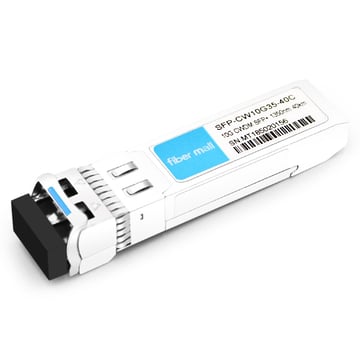 Dell 430-4585-CW35 호환 10G CWDM SFP + 1350nm 40km LC SMF DDM 트랜시버 모듈