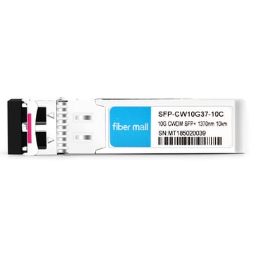 CiscoCWDM-SFP10G-1370-10互換性のある10GCWDM SFP + 1370nm 10km LC SMFDDMトランシーバモジュール