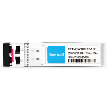 SFP-CW10G37-10C 10G CWDM SFP + 1370nm 10km LC SMF DDM وحدة الإرسال والاستقبال