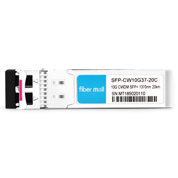 BrocadeXBR-SFP10G1370-20互換性のある10GCWDM SFP + 1370nm 20km LC SMFDDMトランシーバーモジュール