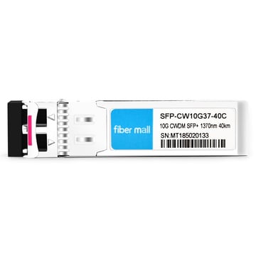 Módulo transceptor 10G CWDM SFP + 37nm 10km LC SMF DDM compatible con Juniper EX-SFP-1370GE-CWE40