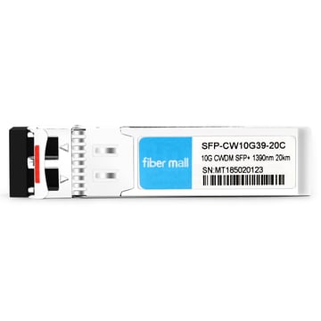 Brocade XBR-SFP10G1390-20 Compatible 10G CWDM SFP+ 1390nm 20km LC SMF DDM Transceiver Module