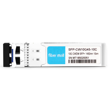 Cisco CWDM-SFP10G-1450-10 Compatible 10G CWDM SFP+ 1450nm 10km LC SMF DDM Transceiver Module