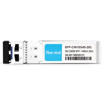 Módulo transceptor SFP-CW10G45-20C 10G CWDM SFP + 1450nm 20km LC SMF DDM