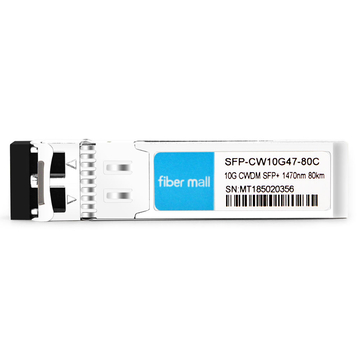 Module émetteur-récepteur Brocade XBR-SFP8G1470-80 Compatible 10G CWDM SFP + 1470nm 80km LC SMF DDM