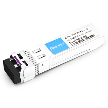 SFP-CW10G49-10C 10G CWDM SFP + 1490nm 10km LC SMF DDM Transceptor Módulo