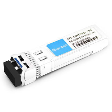 Module émetteur-récepteur Cisco CWDM-SFP10G-1510-10 compatible 10G CWDM SFP + 1510nm 10 km LC SMF DDM