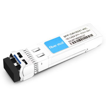 Módulo transceptor 10G CWDM SFP + 51nm 10km LC SMF DDM compatible con Juniper EX-SFP-1510GE-CWE40