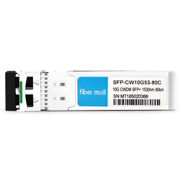 Brocade XBR-SFP8G1530-80 Compatível com 10G CWDM SFP + 1530nm 80km LC SMF DDM Transceiver Module