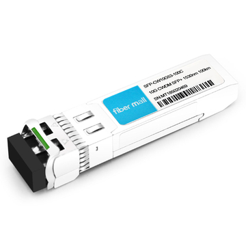 SFP-CW10G53-100C 10G CWDM SFP + 1530nm 100km LC SMF DDM Transceptor Módulo