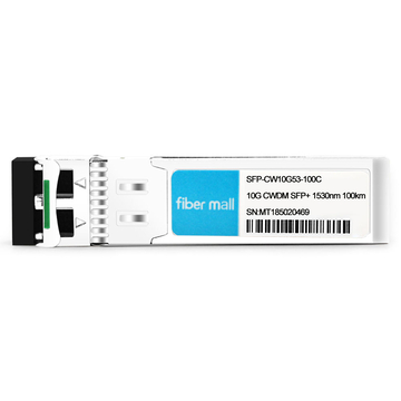 SFP-CW10G53-100C 10G CWDM SFP + 1530nm 100km LC SMFDDMトランシーバーモジュール