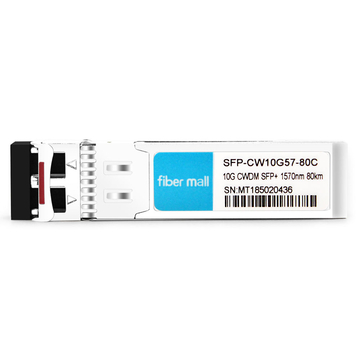 BrocadeXBR-SFP8G1570-80互換性のある10GCWDM SFP + 1570nm 80km LC SMFDDMトランシーバーモジュール