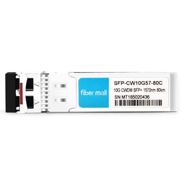 Cisco CWDM-SFP10G-1570 호환 10G CWDM SFP + 1570nm 80km LC SMF DDM 트랜시버 모듈