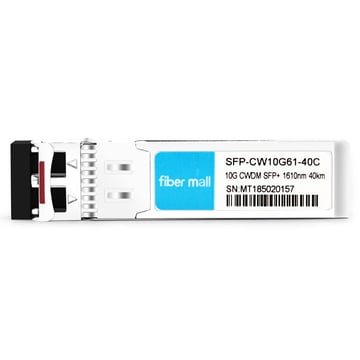 Module émetteur-récepteur Dell Force10 GP-10GSFP-1E-CW61 compatible 10G CWDM SFP+ 1610nm 40km LC SMF DDM