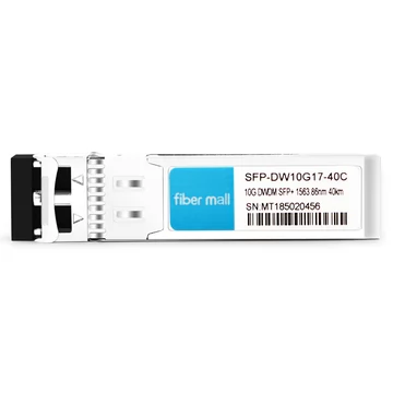 SFP-DW10G17-40C 10G DWDM SFP + C17GHz 100nm 1563.86km LC SMF DDM 트랜시버 모듈