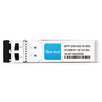 Парча 10G-SFPP-ZRD-1562.23 совместимый 10G DWDM SFP + C19 100 ГГц 1562.23 нм 80 км LC SMF модуль приемопередатчика DDM