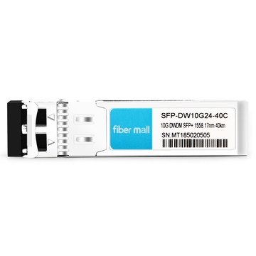 Extremes DWDM-SFP10G-58.17-kompatibles 10G DWDM SFP + C24 100GHz 1558.17nm 40 km LC SMF DDM-Transceiver-Modul