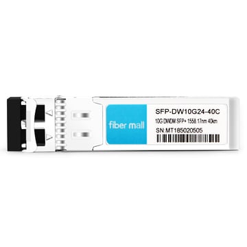 SFP-DW10G24-40C 10G DWDM SFP + C24 100GHz 1558.17nm 40km LC SMFDDMトランシーバーモジュール