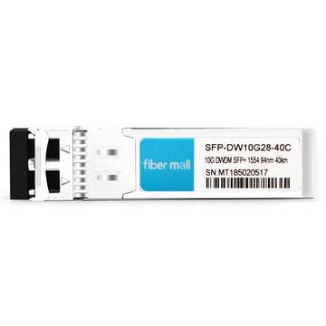 Arista Networks SFP-10G-DW-54.94 متوافق مع 10G DWDM SFP + C28 100 جيجاهرتز 1554.94 نانومتر 40 كم LC SMF DDM وحدة الإرسال والاستقبال