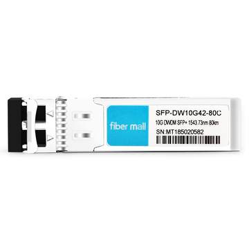 Extremes DWDM-SFP10G-43.73-kompatibles 10G DWDM SFP + C42 100GHz 1543.73nm 80 km LC SMF DDM-Transceiver-Modul