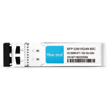 HPE DWDM-SFP10G-38.19-80 متوافق مع 10G DWDM SFP + C49 جيجاهرتز 100 نانومتر 1538.19 كم LC SMF DDM وحدة الإرسال والاستقبال