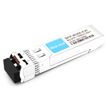 Módulo transmisor-receptor de 8G SFP + ER 8nm 1550km LC SMF DDM compatible con Cisco DS-SFP-FC40G-ER