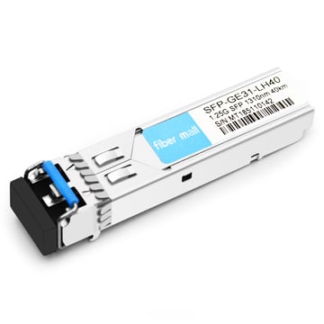 Alcatel-Lucent SFP-GIG-LH40 호환 1000Base LH SFP 1310nm 40km LC SMF DDM 트랜시버 모듈