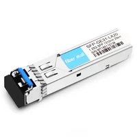 SFP-GE31-LX20 1000Base LX SFP 1310nm 20km LC SMF DDM وحدة الإرسال والاستقبال