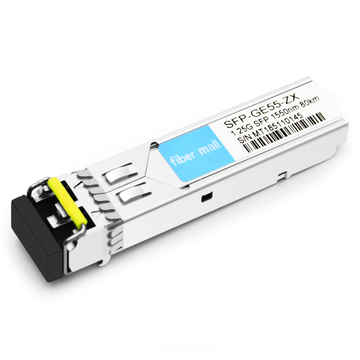 Allied Telesis AT-SPLX80 Compatible 1000Base SFP ZX 1550nm 80km LC SMF DDM Transceiver Module