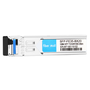 3Com 3CSFP86 متوافق 100Base BX BIDI SFP TX1310nm / RX1550nm 15km LC SMF DDM وحدة الإرسال والاستقبال