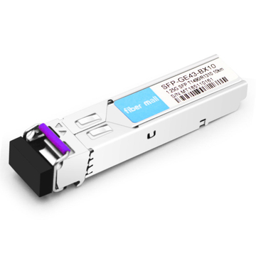 Alcatel-Lucent 3HE00868AB Compatible 1000Base BX BIDI SFP TX1490nm / RX1310nm 10km LC SMF DDM Módulo transceptor