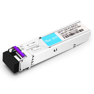 Alcatel-Lucent SFP-GIG-BX-D20 совместимый 1000Base BX BIDI SFP TX1490 нм / RX1310 нм 20 км LC SMF DDM модуль трансивера