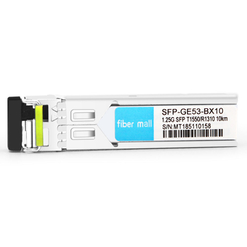 Alcatel-Lucent SFP-DUAL-BX-D 互換 1000Base BX BIDI SFP TX1550nm/RX1310nm 10km LC SMF DDM トランシーバー モジュール