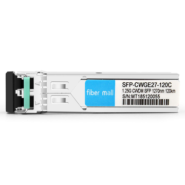 NetgearCWDM-SFP1G-EZX互換1.25GCWDM SFP 1270nm 120km LC SMFDDMトランシーバーモジュール