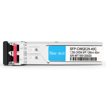 Alcatel-Lucent SFP-GIG-29CWD40-kompatibles 1.25 G CWDM SFP 1290 nm 40 km LC SMF DDM-Transceiver-Modul