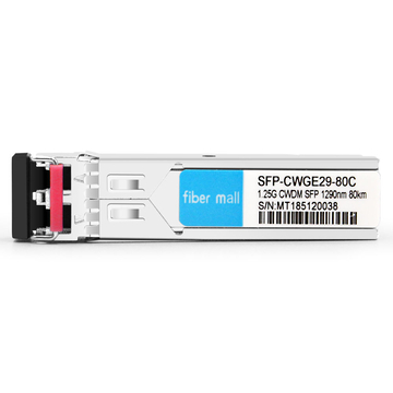 Módulo transmisor-receptor compatible con Cisco CWDM-SFP-1290 1.25G CWDM SFP 1290nm 80km LC SMF DDM