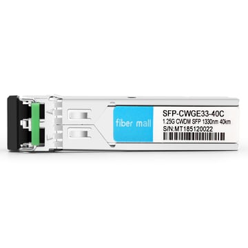 Module émetteur-récepteur Alcatel-Lucent SFP-GIG-33CWD40 Compatible 1.25G CWDM SFP 1330nm 40km LC SMF DDM